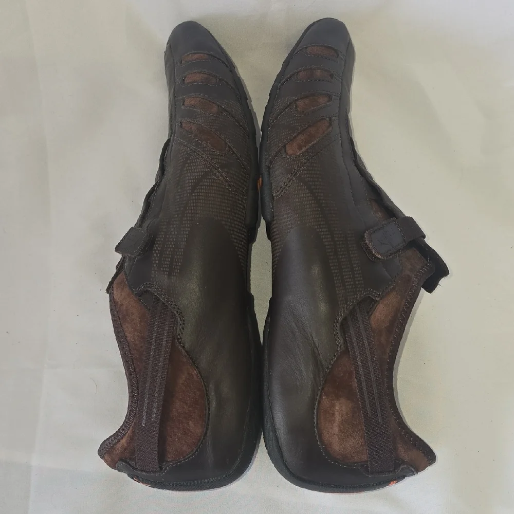 Puma Vedano V Driving Motorsport Y2K Brown Leather, Size Men's 11 - Picture 7 of 9